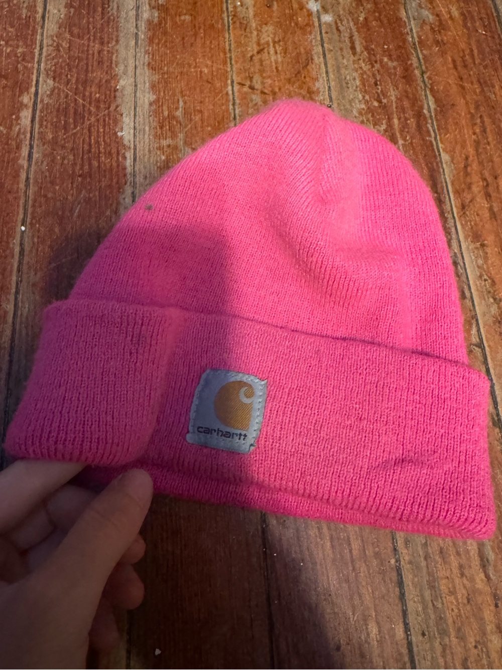 Carhartt Kids Hot Pink Cuffed Knit Beanie